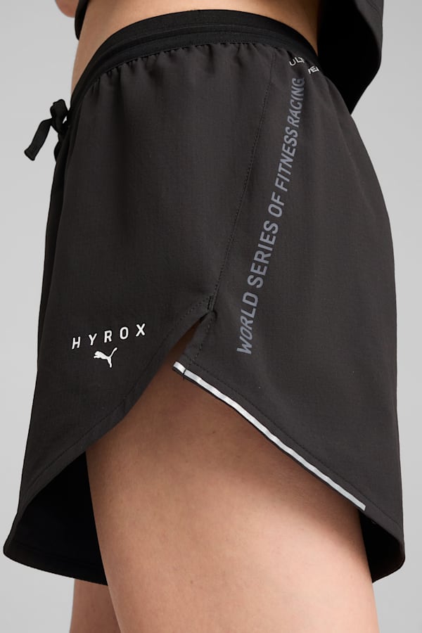 PUMA x HYROX ULTRAWEAVE Velocity 4" Shorts Women, PUMA Black, extralarge
